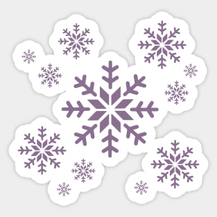 Snowflake (Pink) Sticker